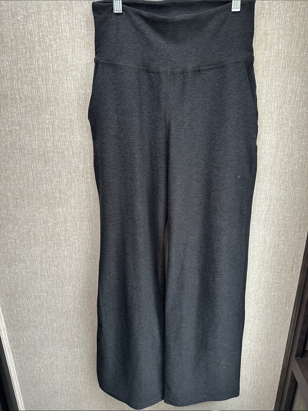 Beyond Yoga Black High-Waist Wide-Leg Pants